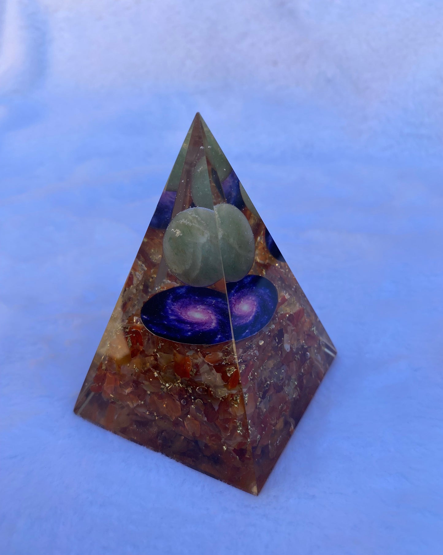 CARNELIAN AGATE ASTRONOMY ORGONITE