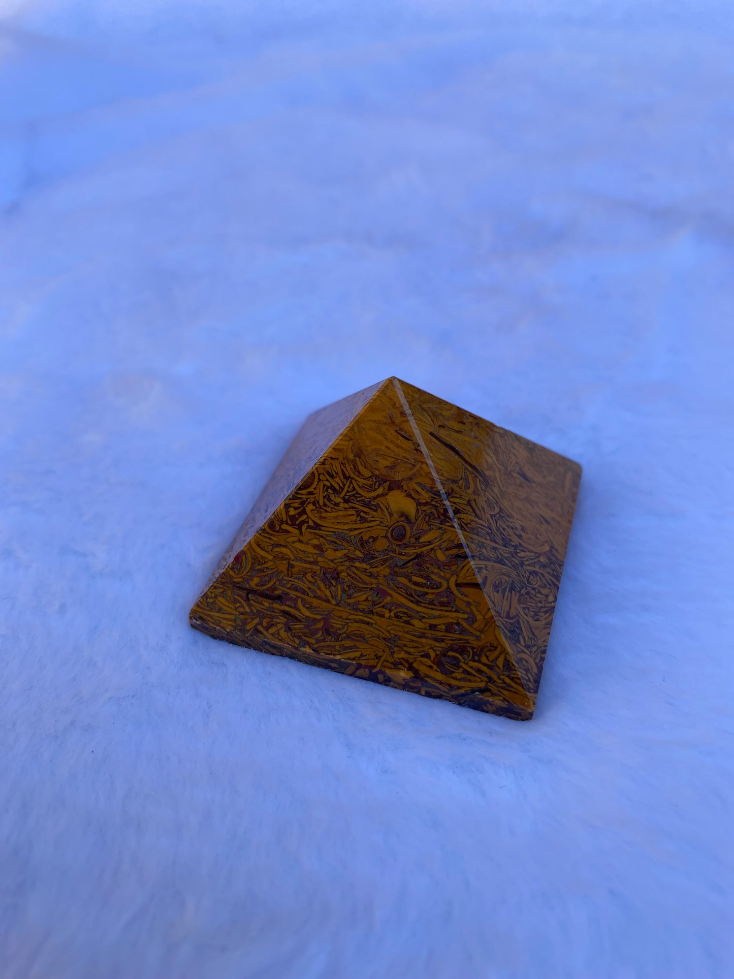 CALLIGRAPHY JASPER PYRAMID