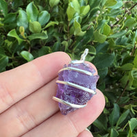 AMETHYST ARROWHEAD WRAPPED PENDANT