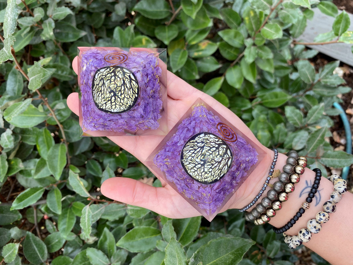 AMETHYST TREE OF LIFE ORGONITE