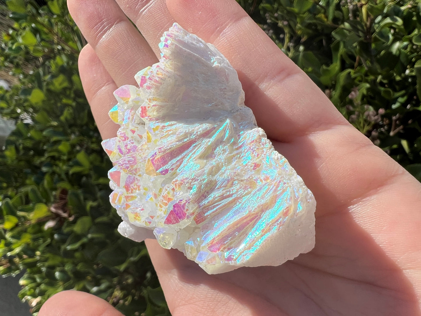 ANGEL AURA QUARTZ CLUSTER