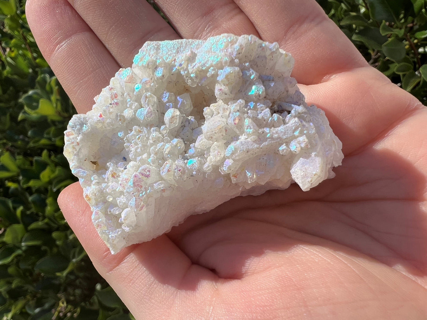 ANGEL AURA QUARTZ CLUSTER