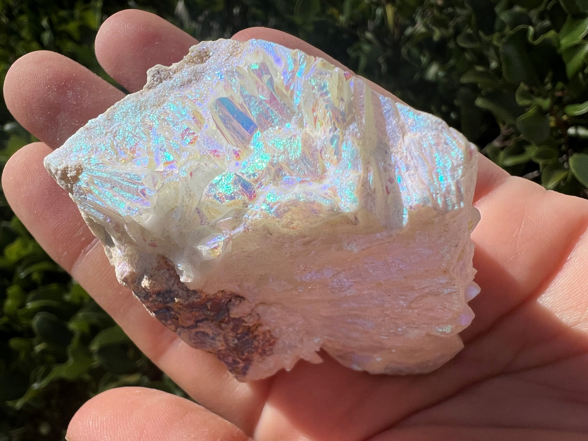 ANGEL AURA QUARTZ CLUSTER