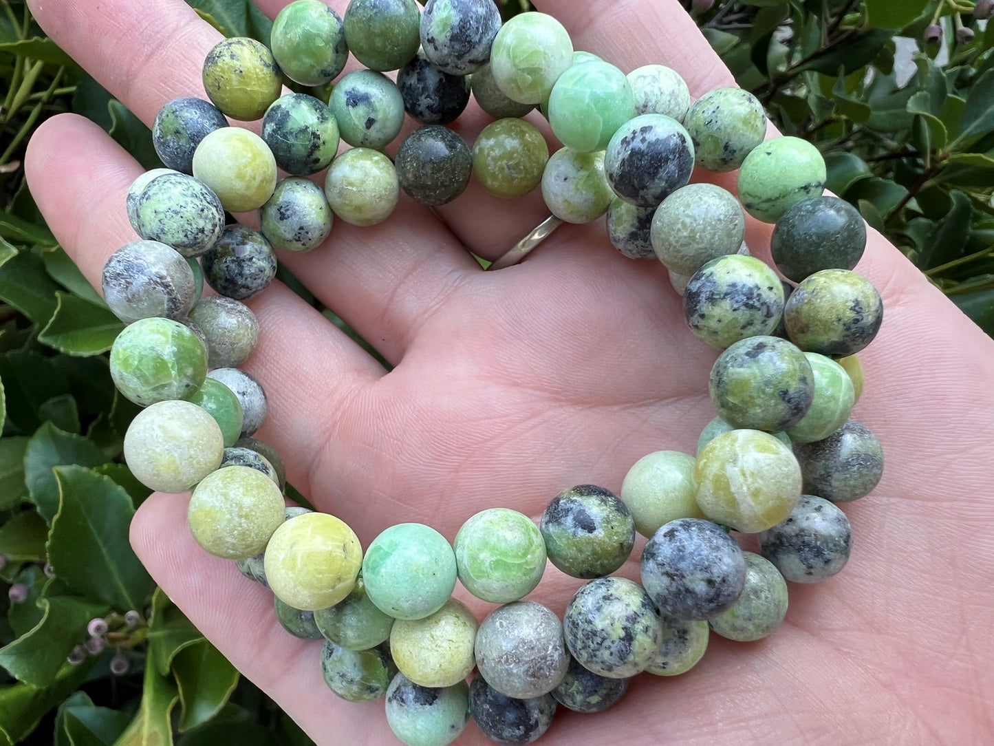 AUSTRALIAN GREEN JASPER BRACELET