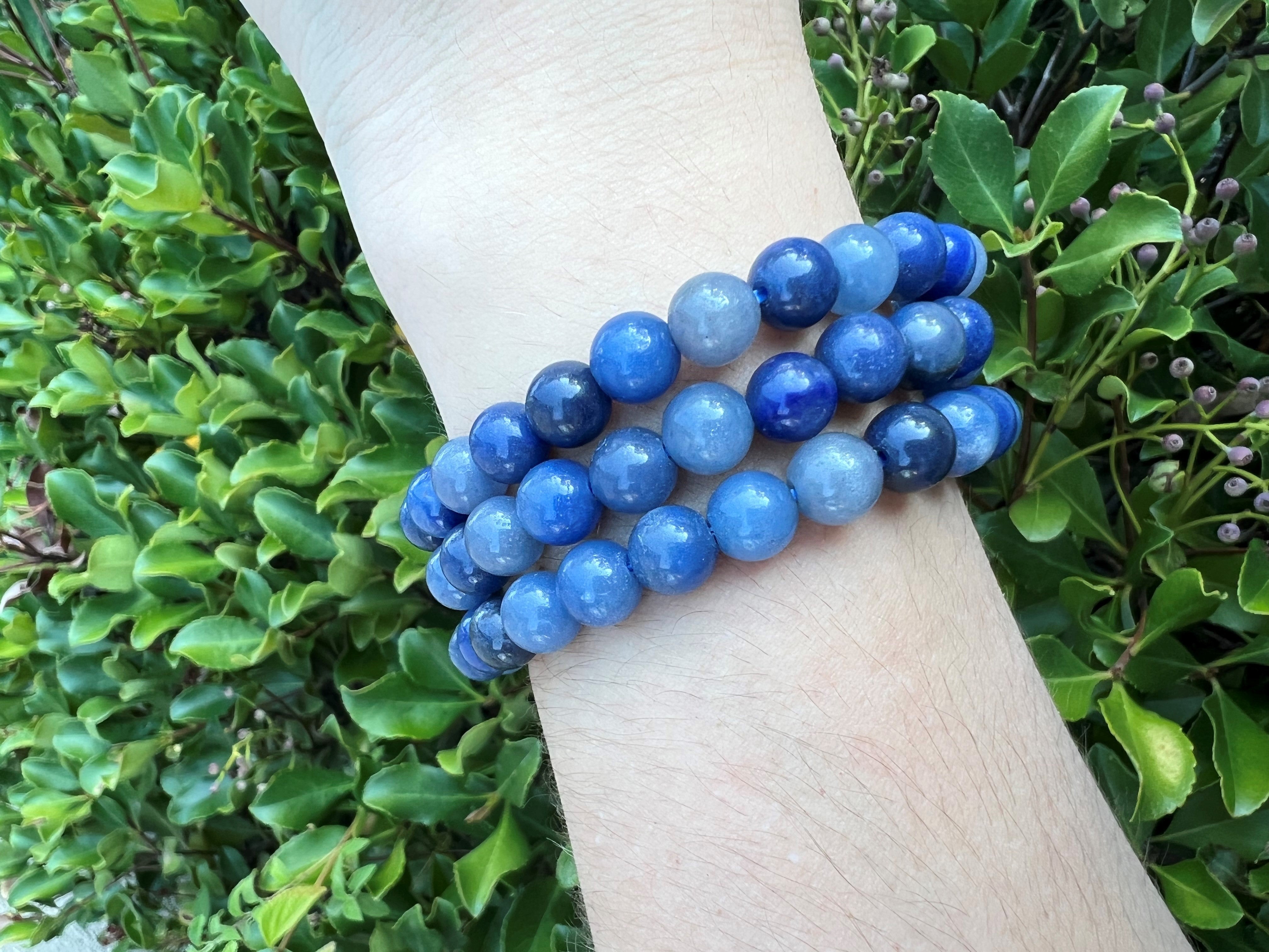 Blue Aventurine 8mm beaded bracelet — Ignite Awakening