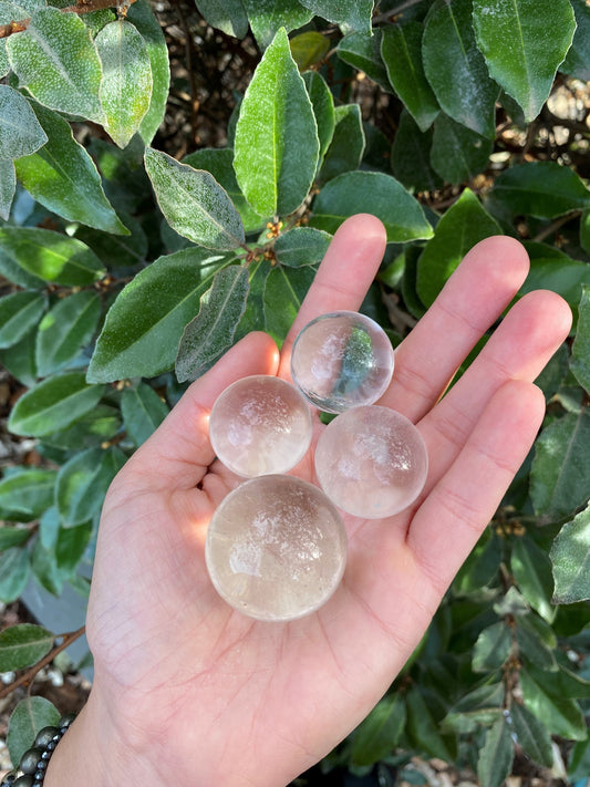 CLEAR QUARTZ SPHERE