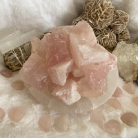 RAW ROSE QUARTZ