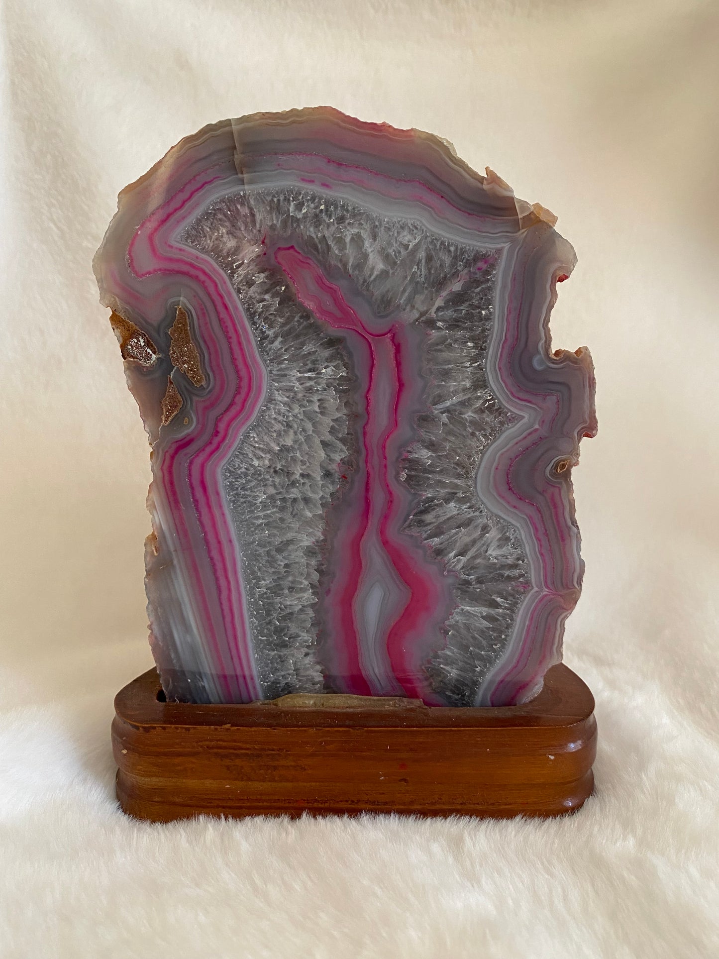 PINK AGATE WOODBASE