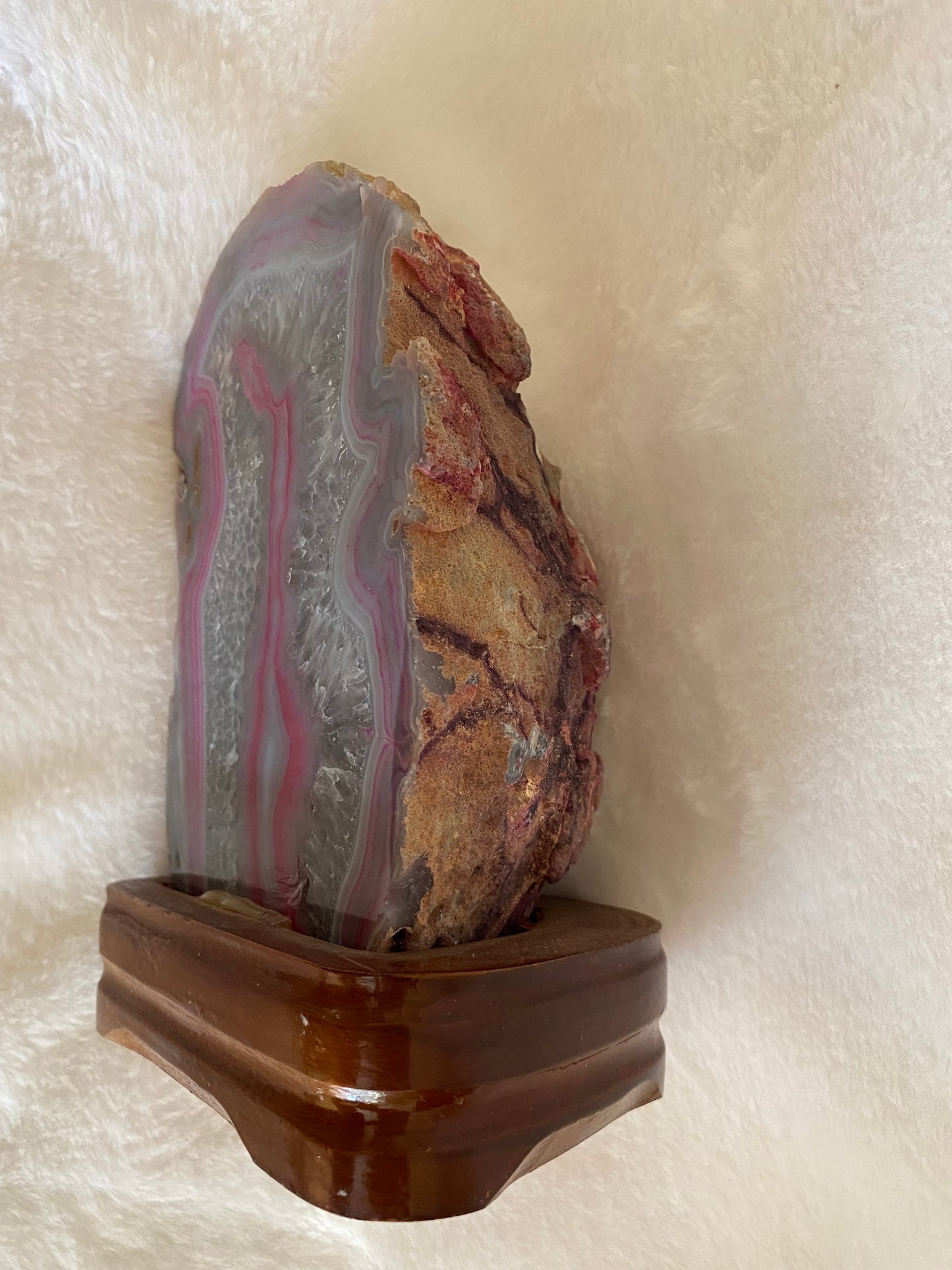 PINK AGATE WOODBASE