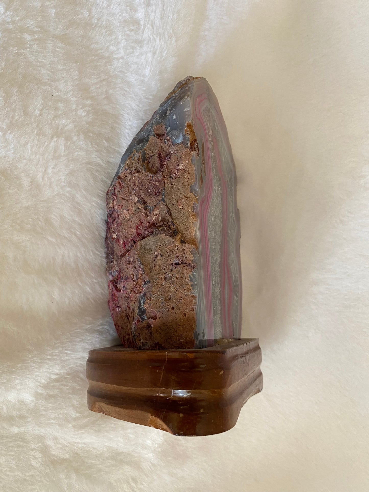 PINK AGATE WOODBASE