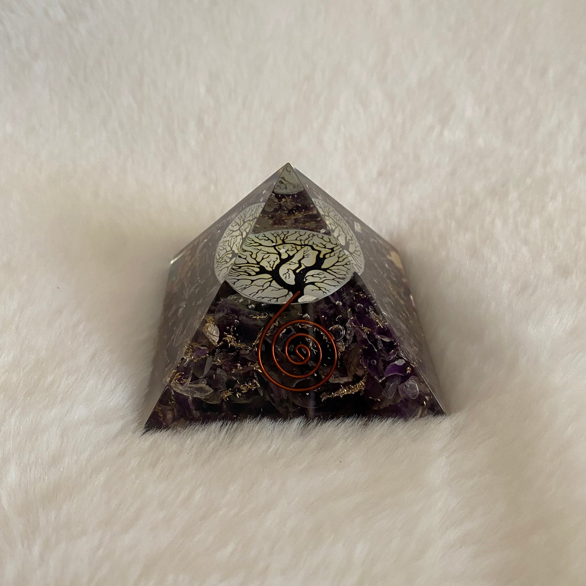 AMETHYST TREE OF LIFE ORGONITE