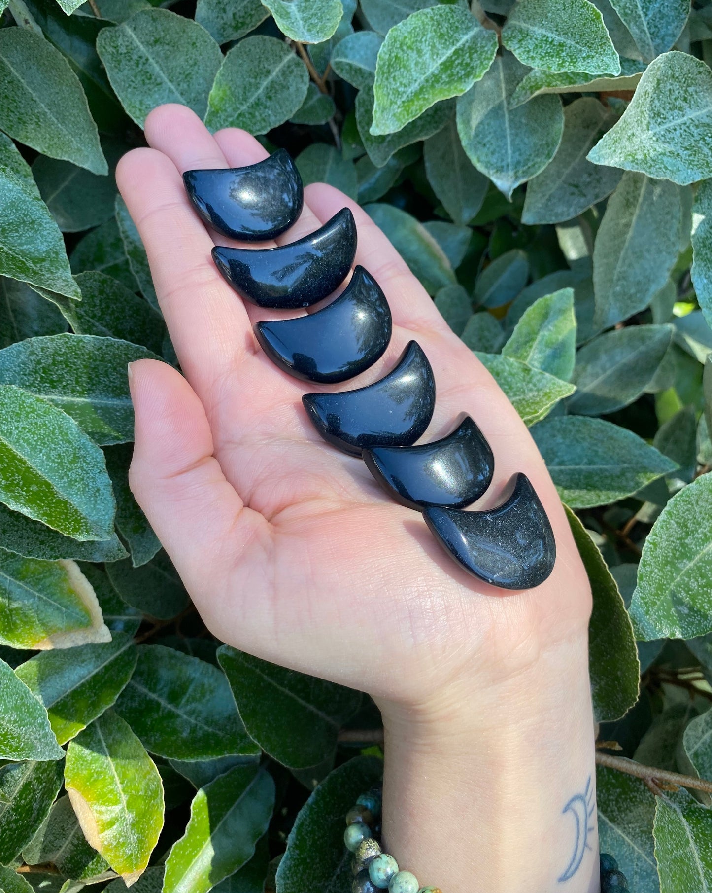 BLACK OBSIDIAN MOON