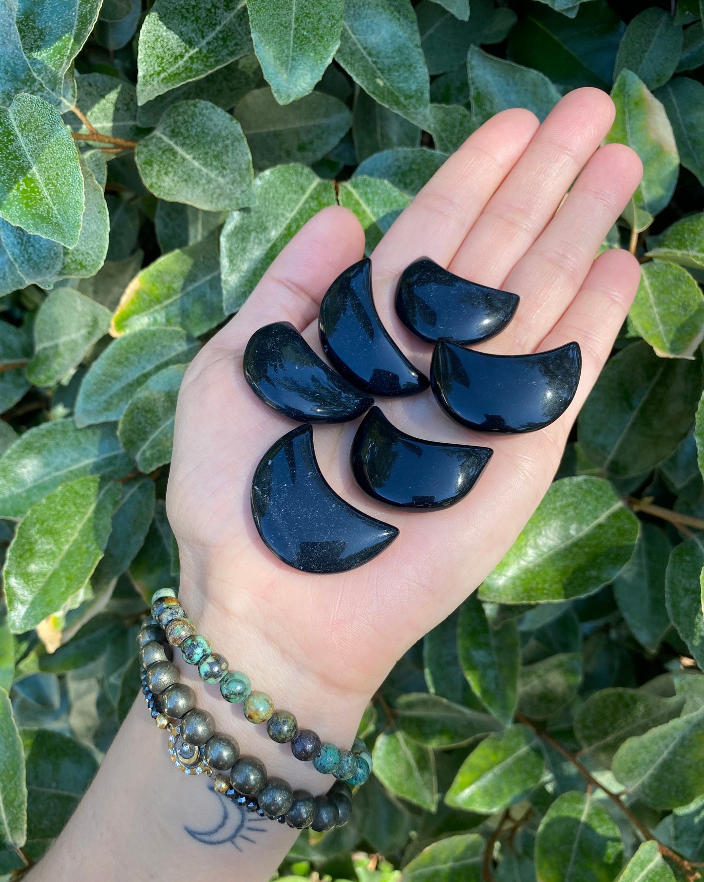 BLACK OBSIDIAN MOON