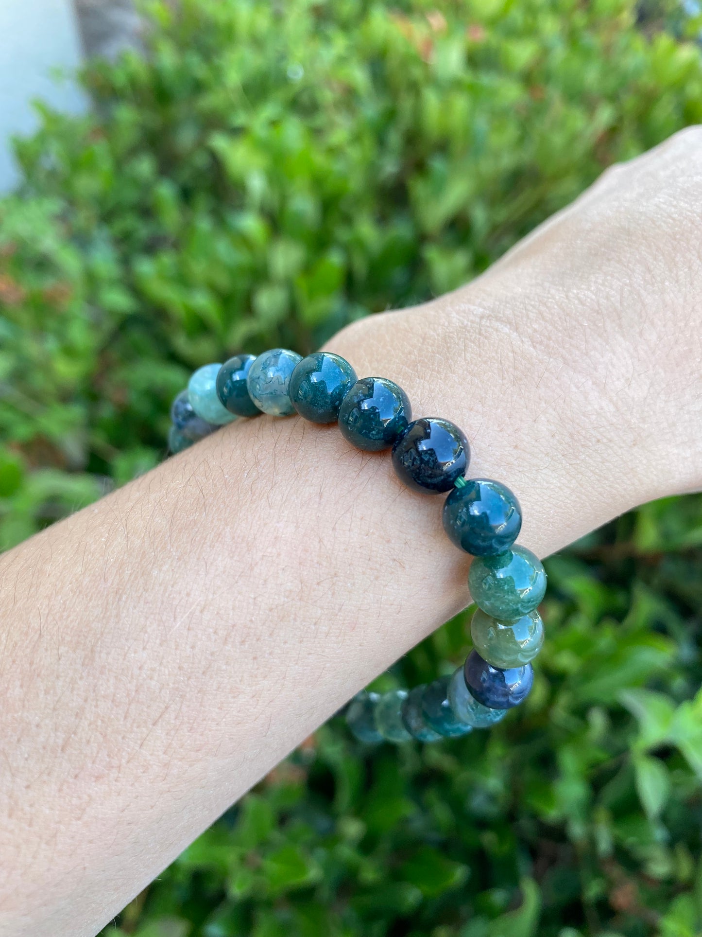 MOSS AGATE BRACELET