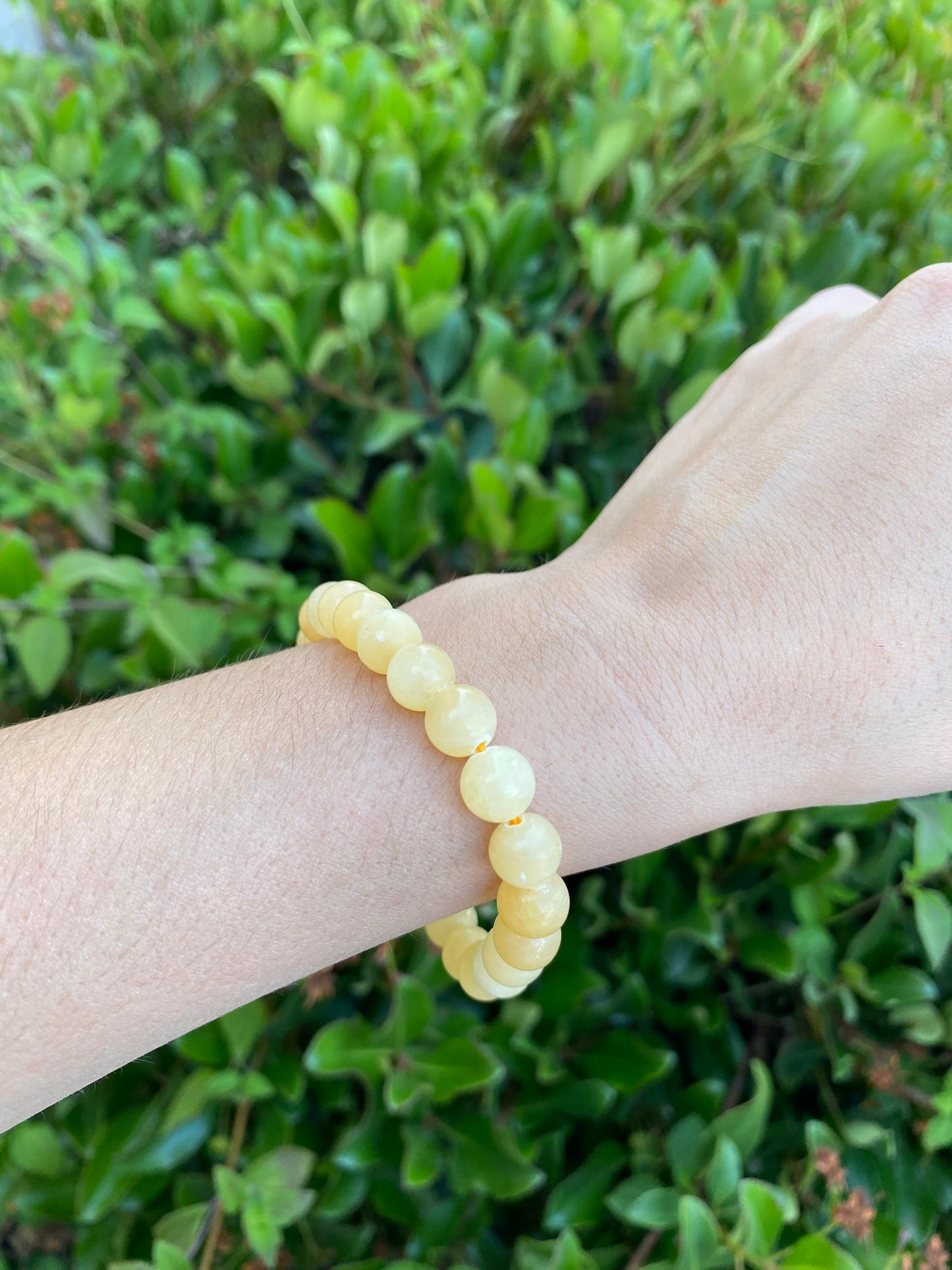 YELLOW CALCITE BRACELET