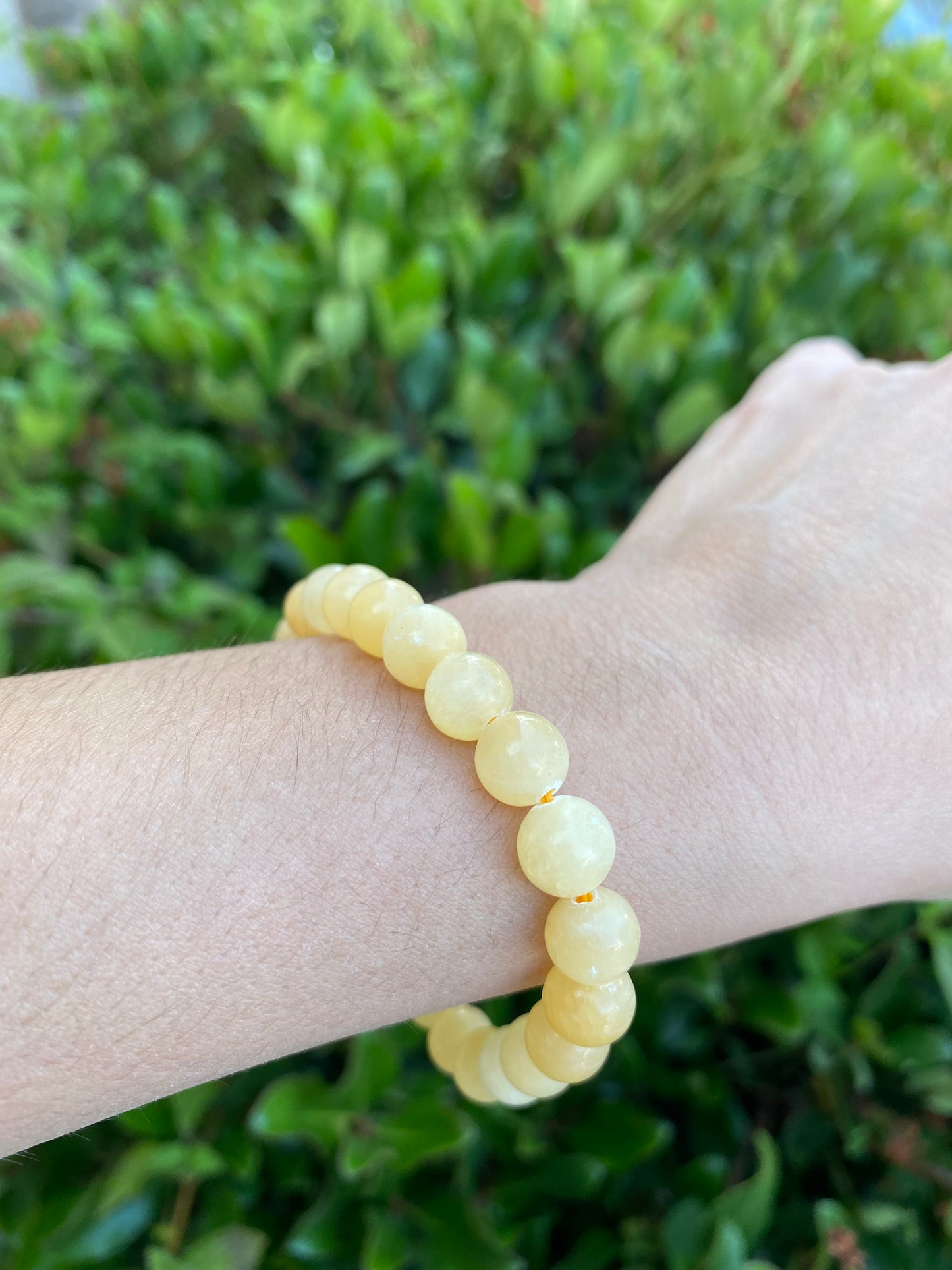 YELLOW CALCITE BRACELET