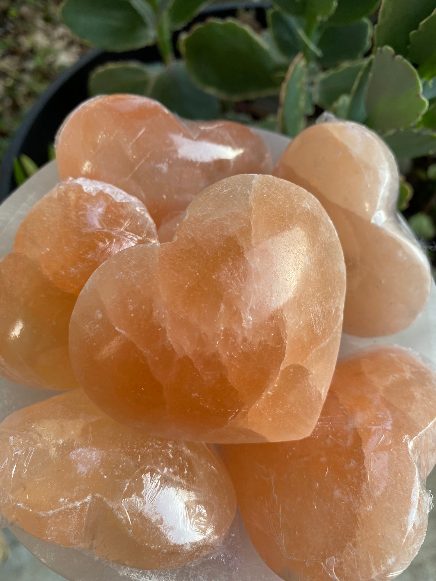 PINK HALITE HEART