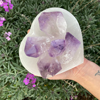 AMETHYST RAW CUT TOP POLISHED POINTS