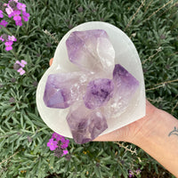 AMETHYST RAW CUT TOP POLISHED POINTS