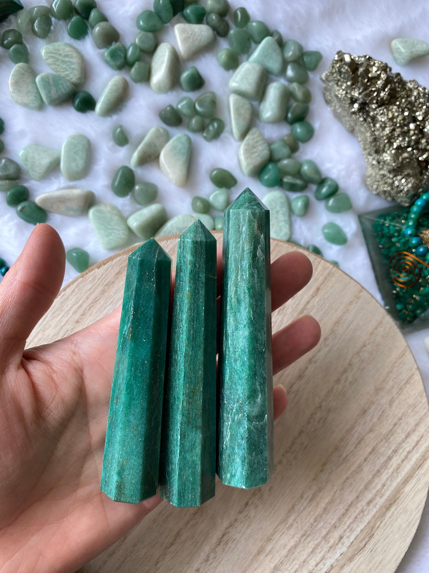 GREEN AVENTURINE TOWER