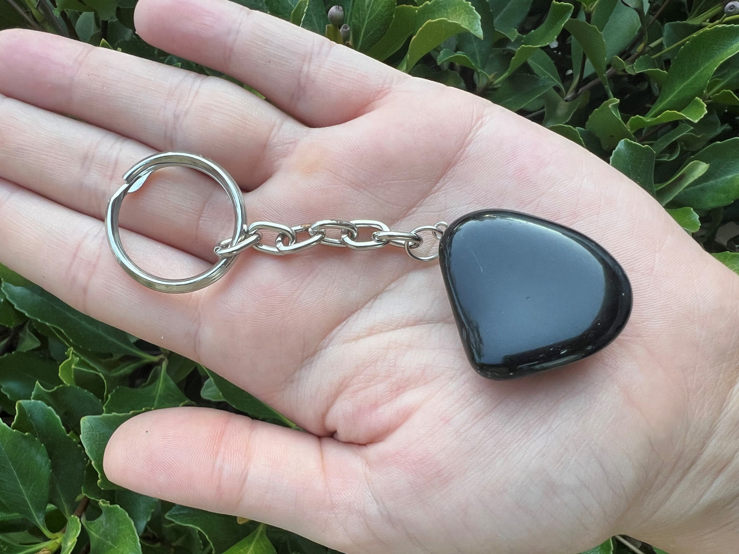 Black Tourmaline keychain