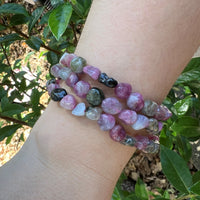 MIXED TOURMALINE NUGGET BRACELET