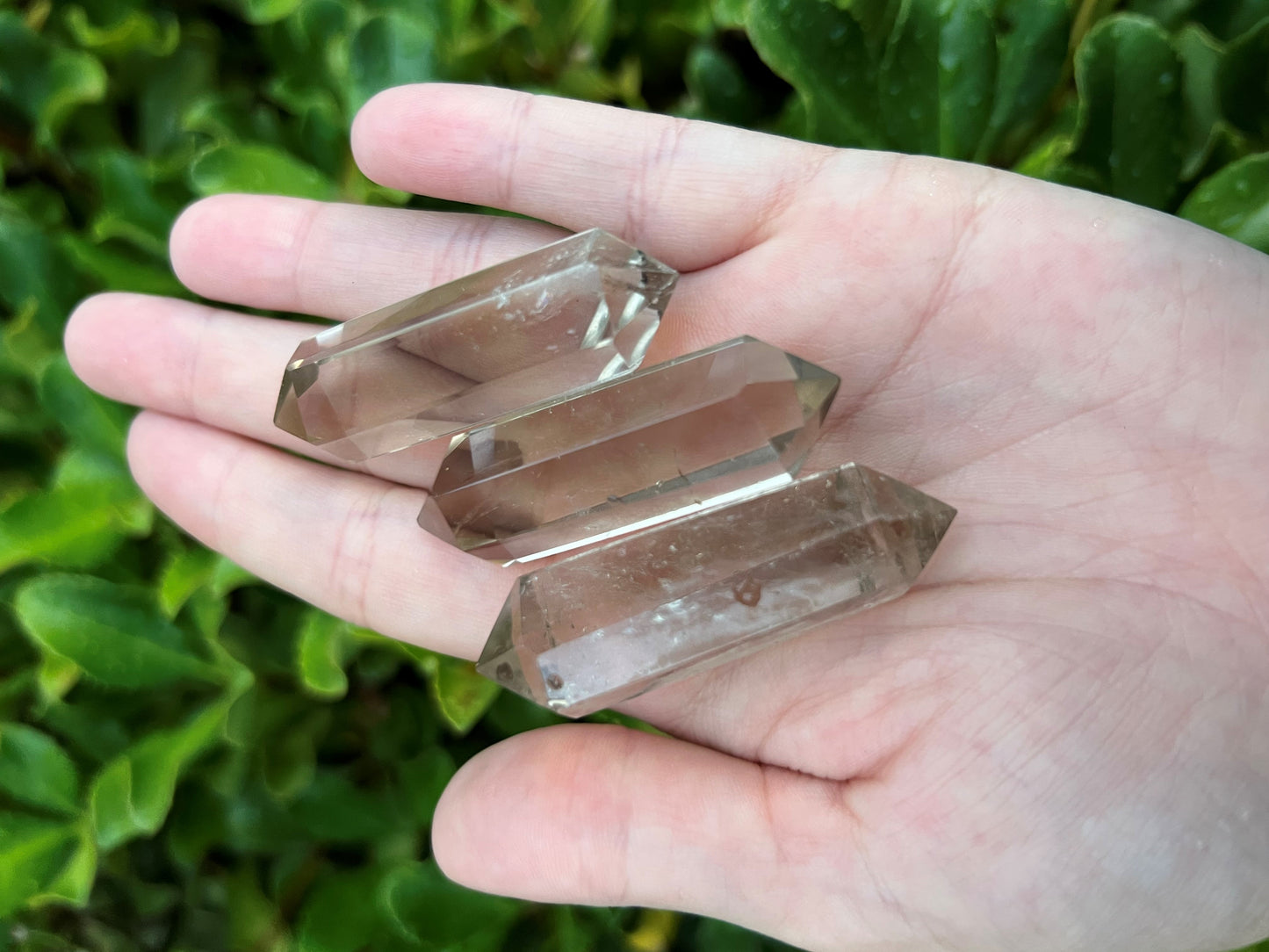 SMOKY QUARTZ DOUBLE TERMINATED POINT