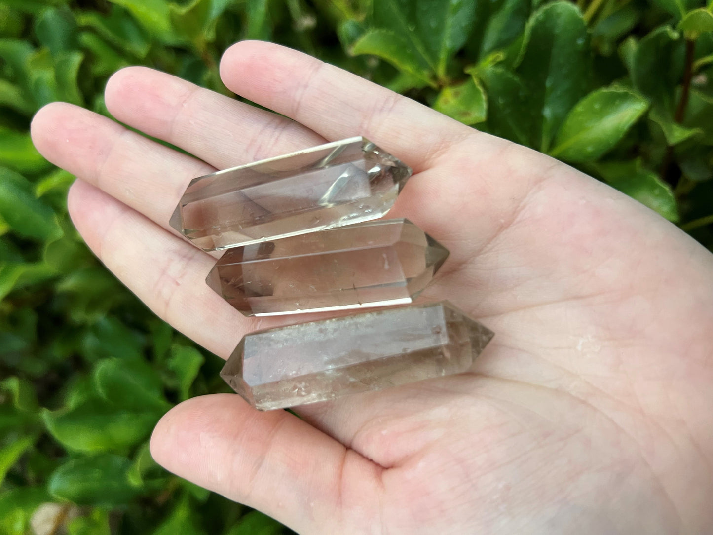 SMOKY QUARTZ DOUBLE TERMINATED POINT