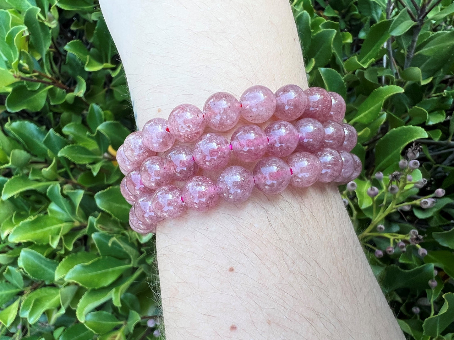 STRAWBERRY QUARTZ BRACELET