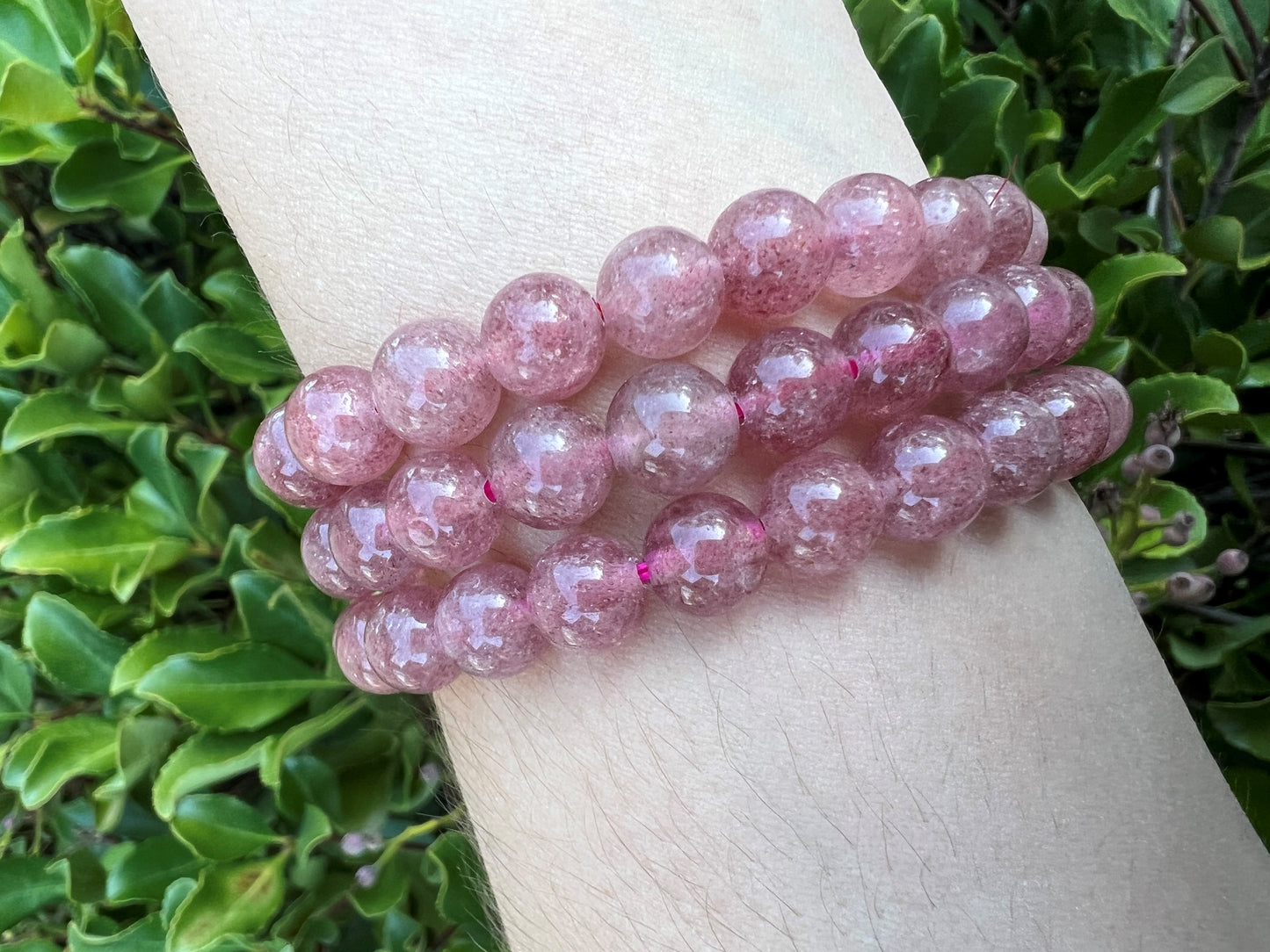 STRAWBERRY QUARTZ BRACELET