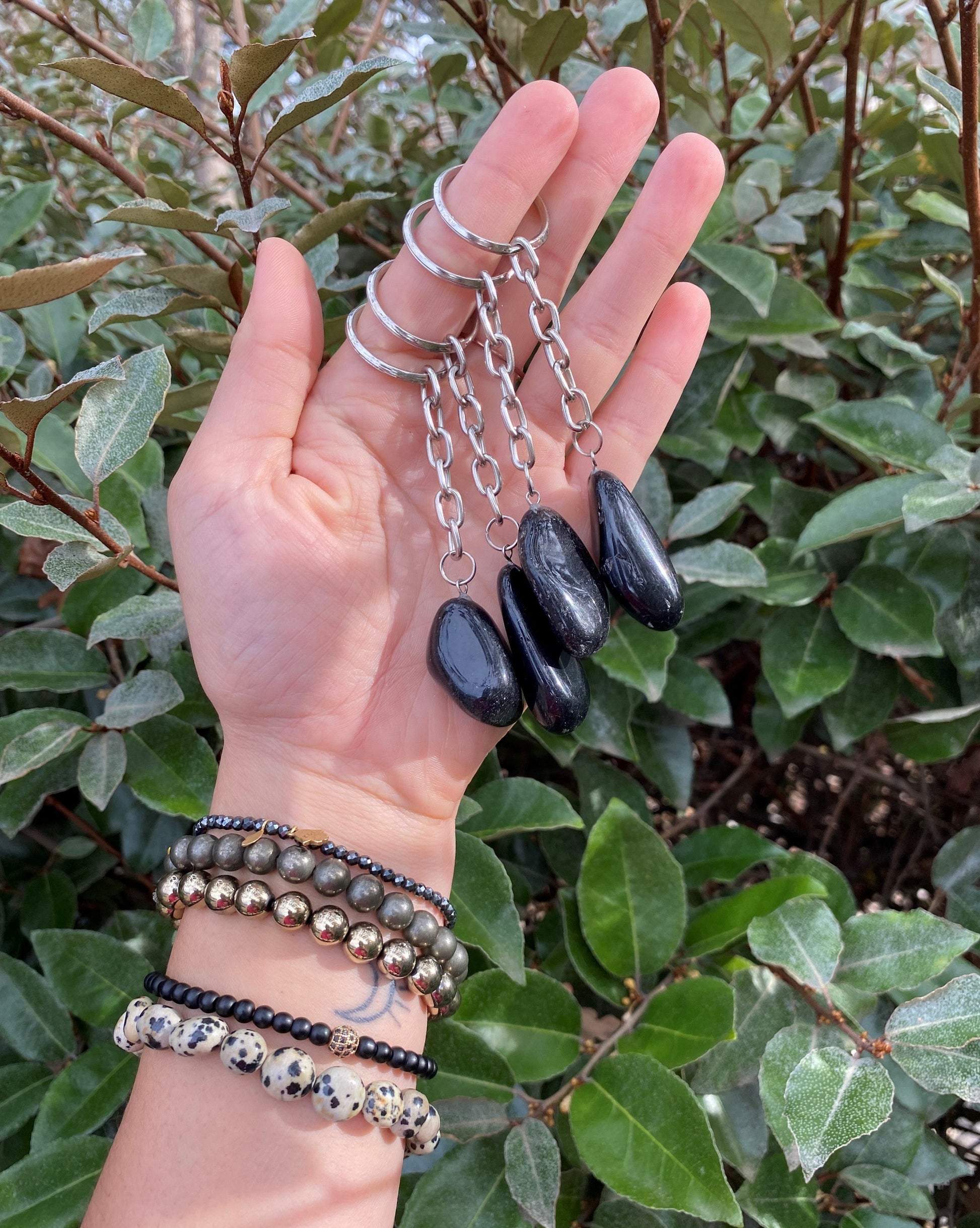 Black Tourmaline Keychain