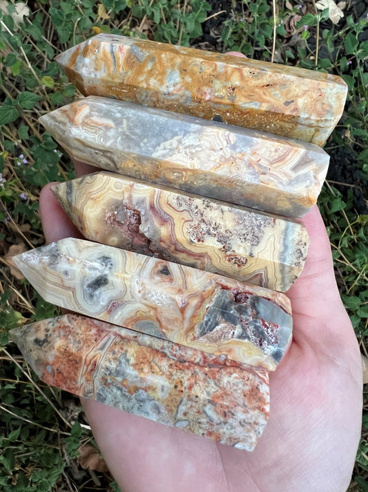 CRAZY LACE AGATE TOWER
