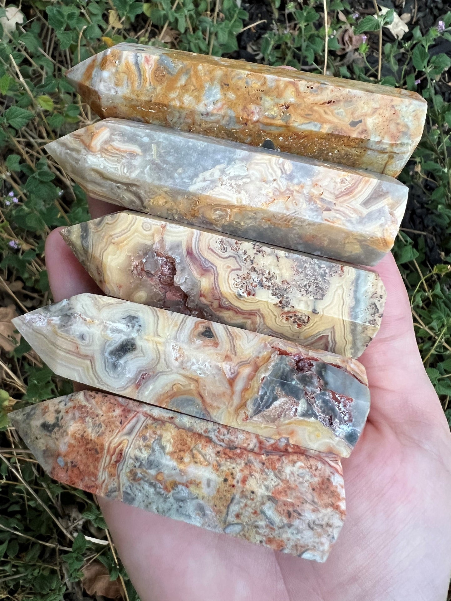 CRAZY LACE AGATE TOWER