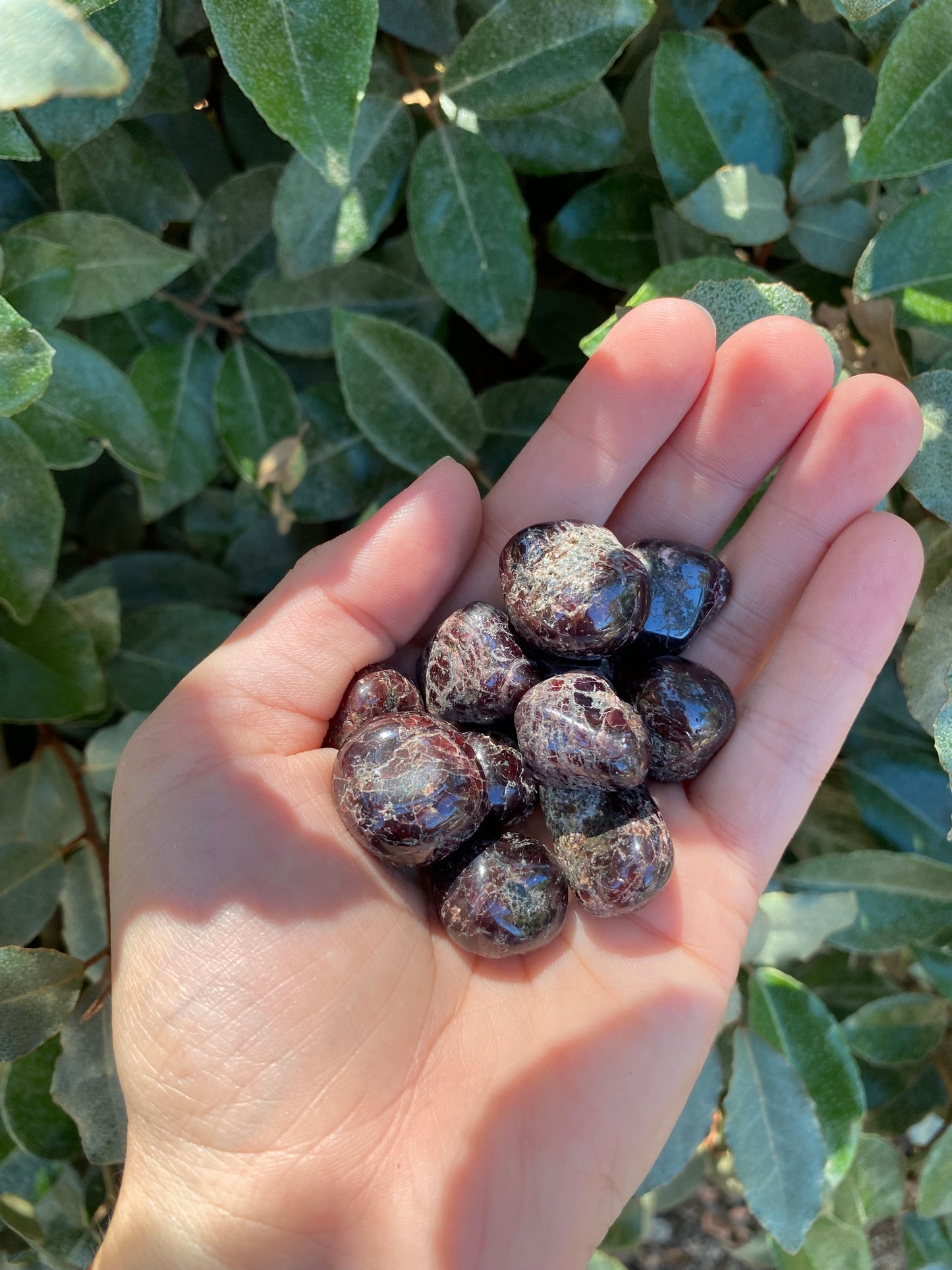 GARNET TUMBLED STONE