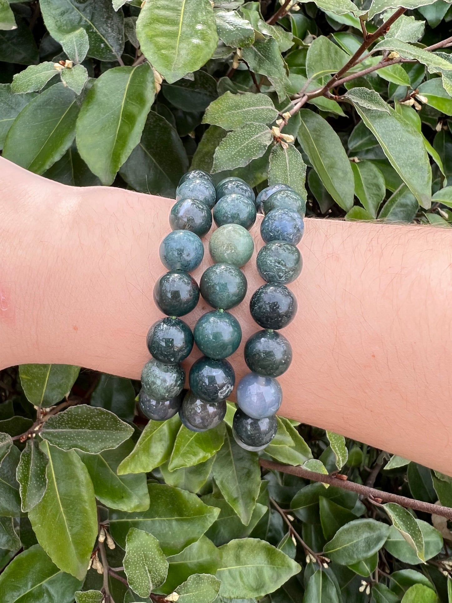 MOSS AGATE BRACELET