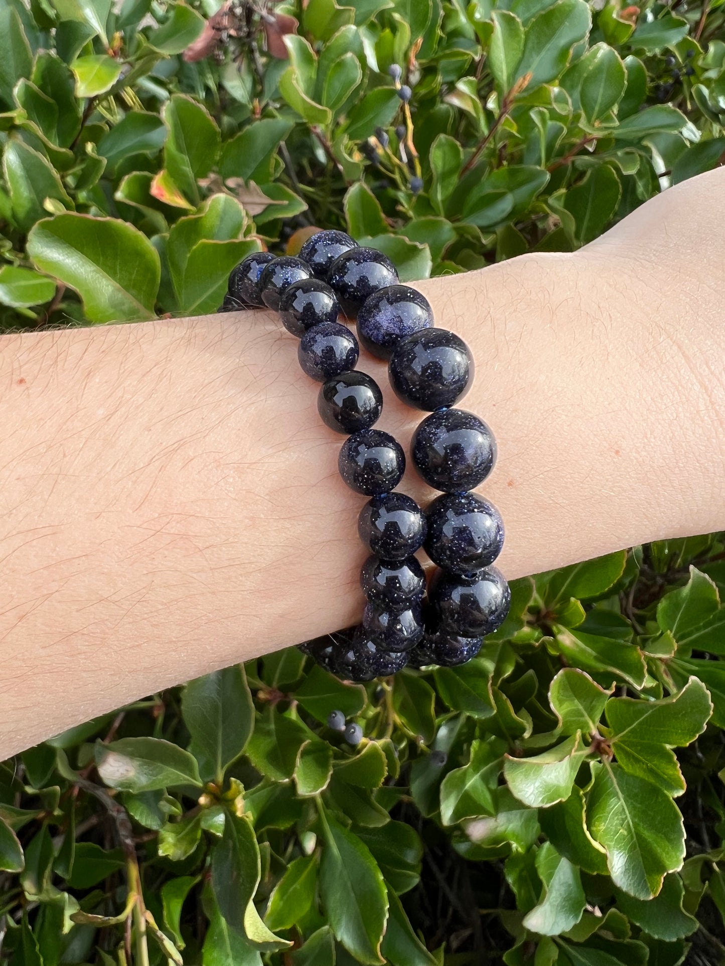 Blue Goldstone Bracelet by HarleyRae