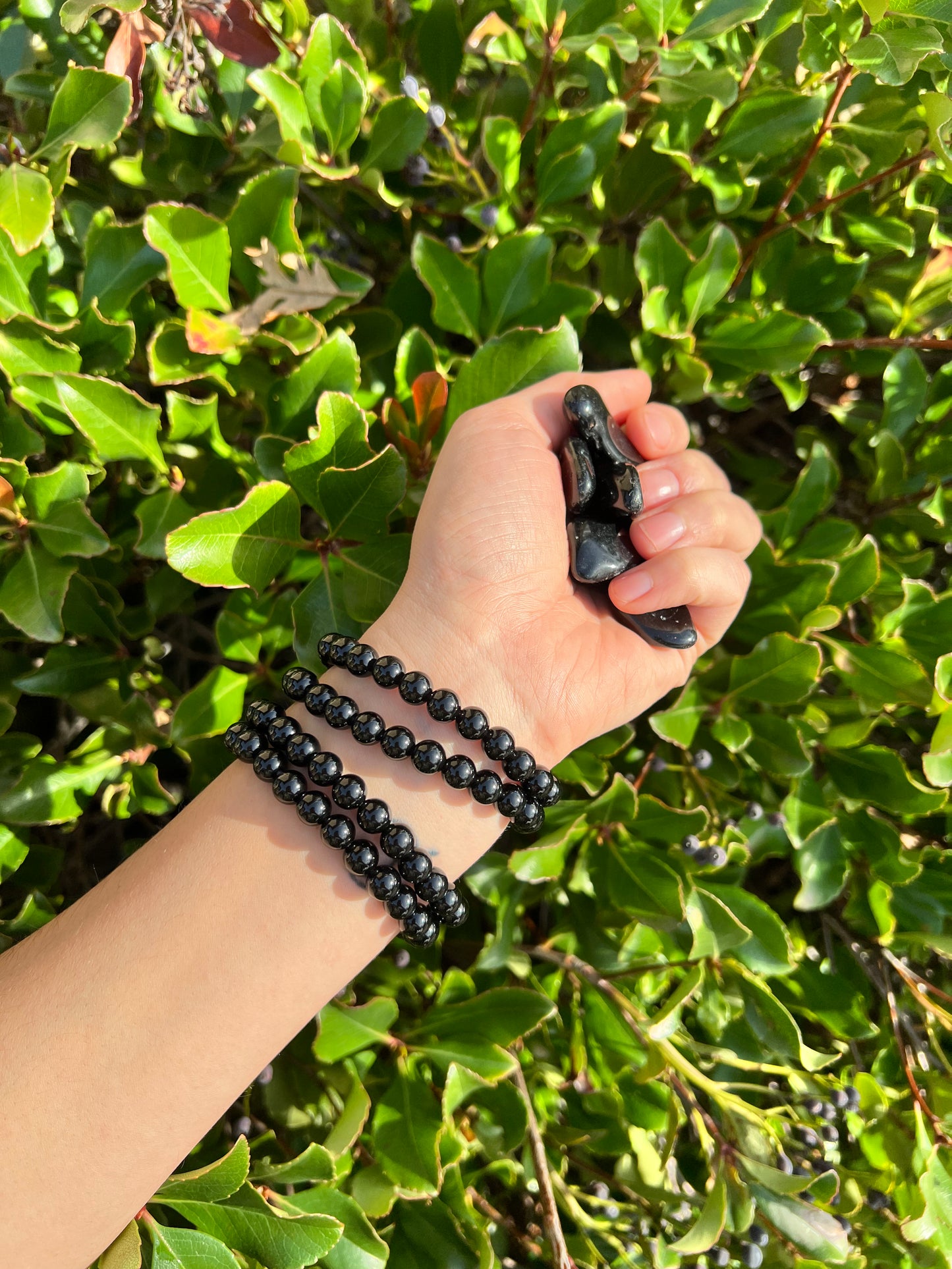 BLACK OBSIDIAN BRACELET