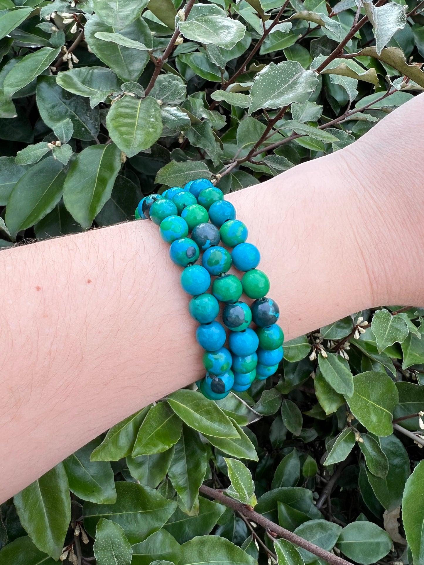 MALACHITE CHRYSOCOLLA BRACELET