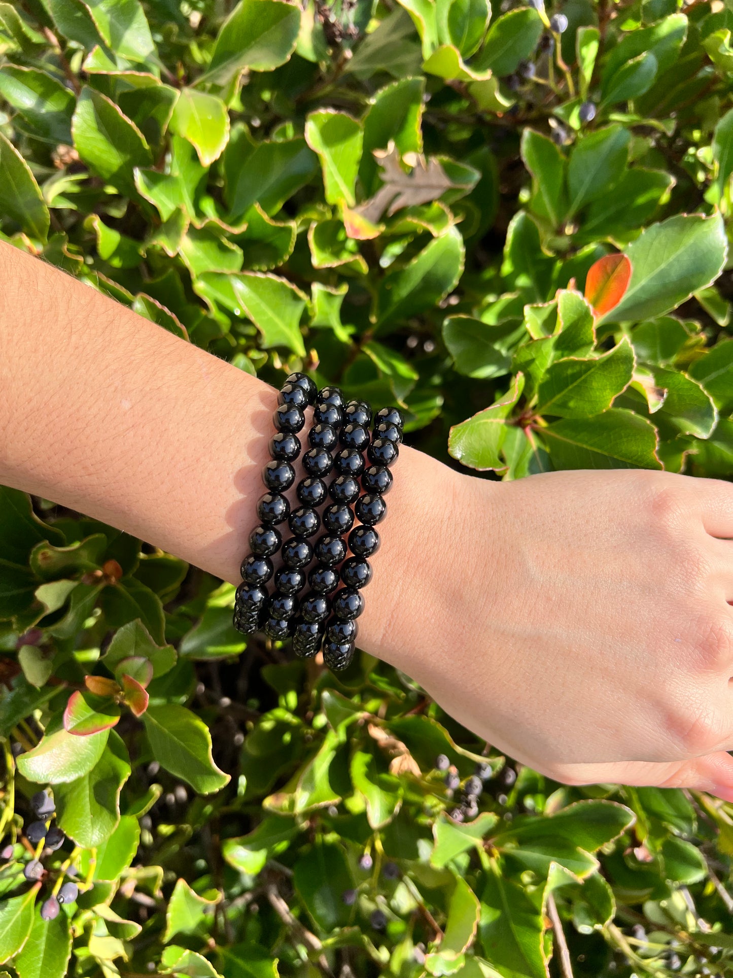 BLACK AGATE BRACELET