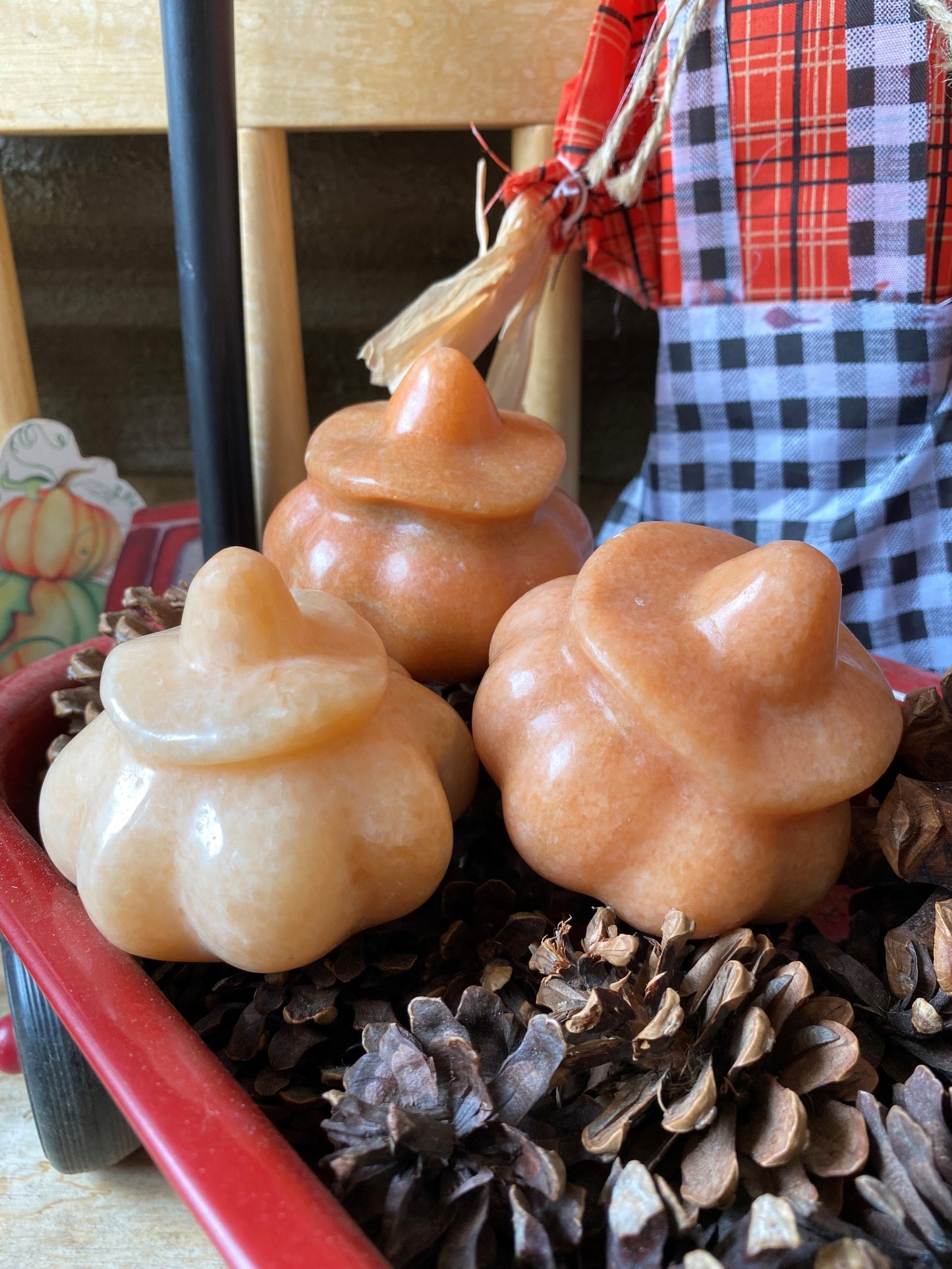 ORANGE CALCITE PUMPKIN