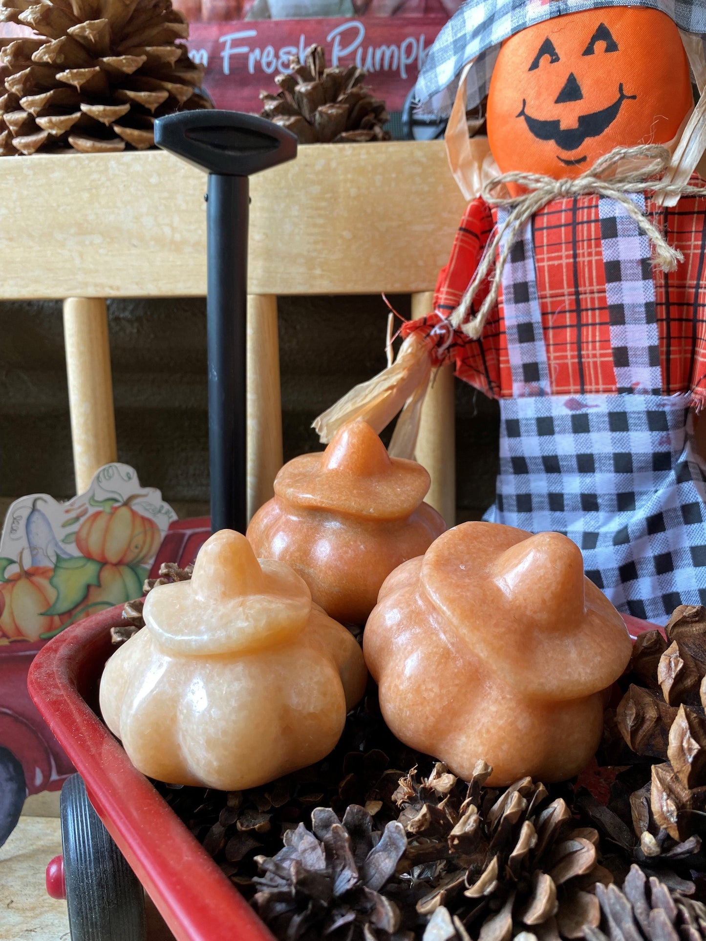 ORANGE CALCITE PUMPKIN